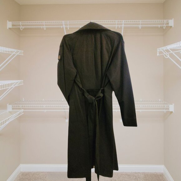 Sam Edelman Classic Trench, Navy - Picture 5 of 9